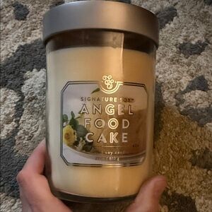 Angel Food Cake Candle - Cream